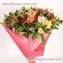 Bouquet of alstroemerias 